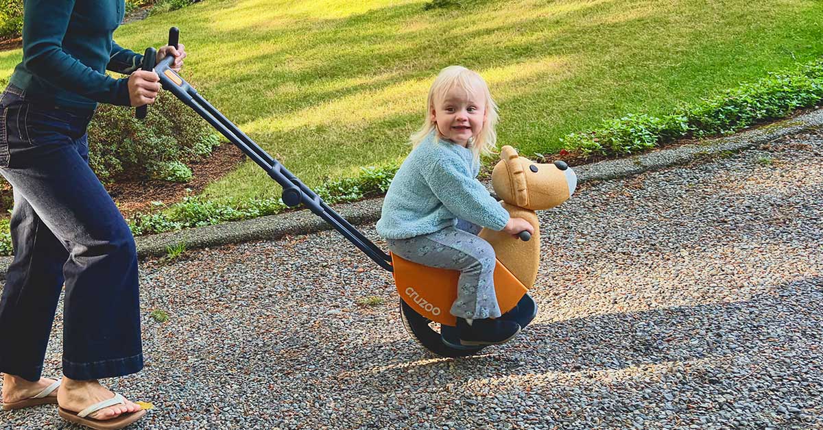 Cruzoo | Single-Wheel Animal Ride-On for Toddlers